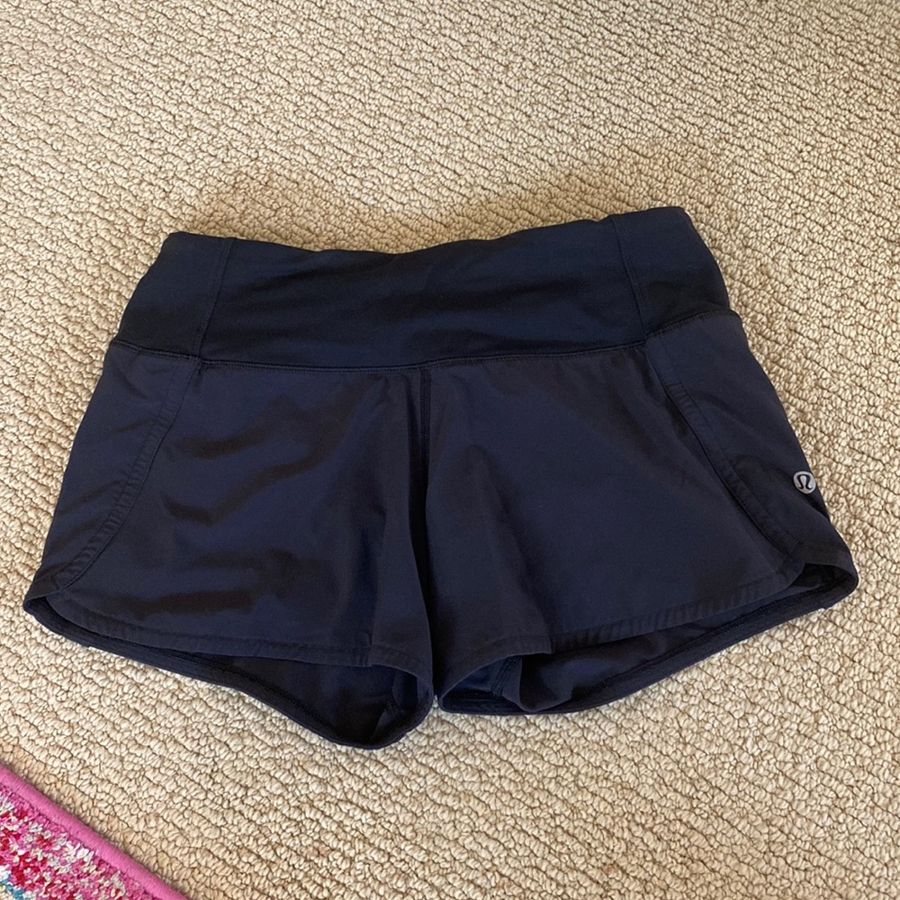 Lululemon Athletica black speed up short